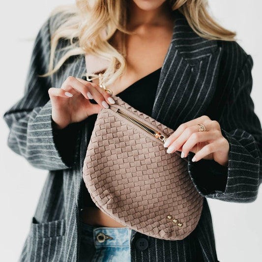 Suede Westlyn Woven Bum Bag - NEW COLORS!