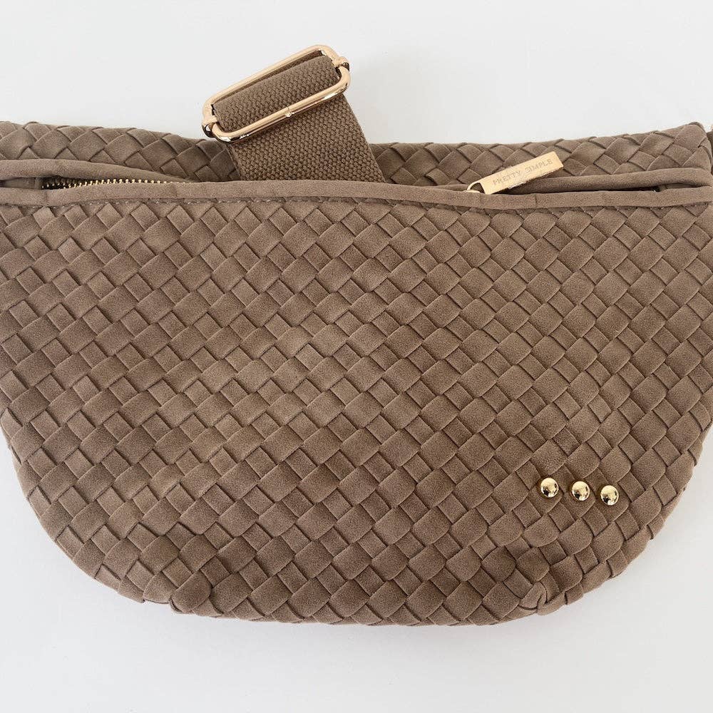 Suede Westlyn Woven Bum Bag - NEW COLORS!