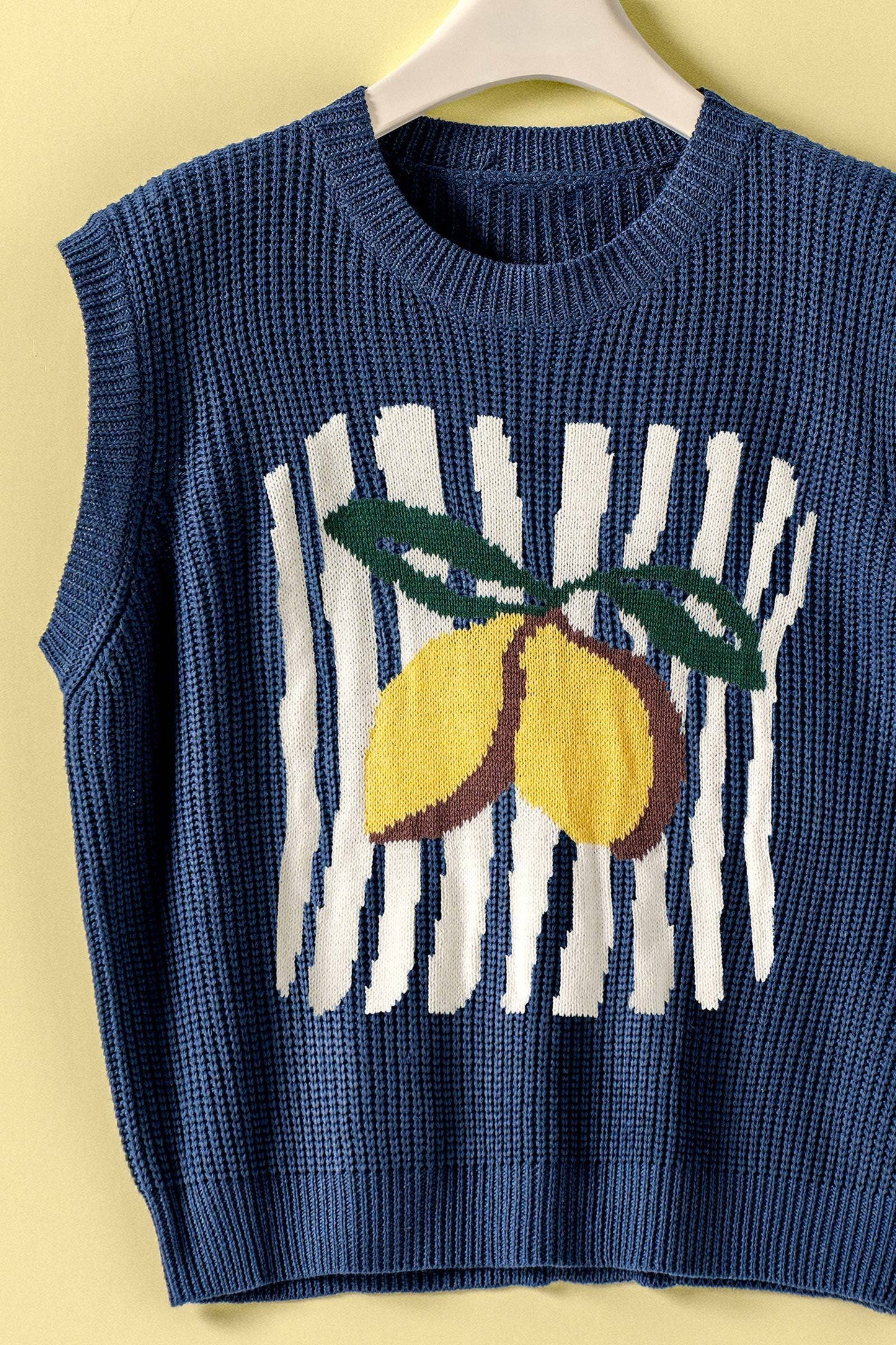 Lemon Knit Vest