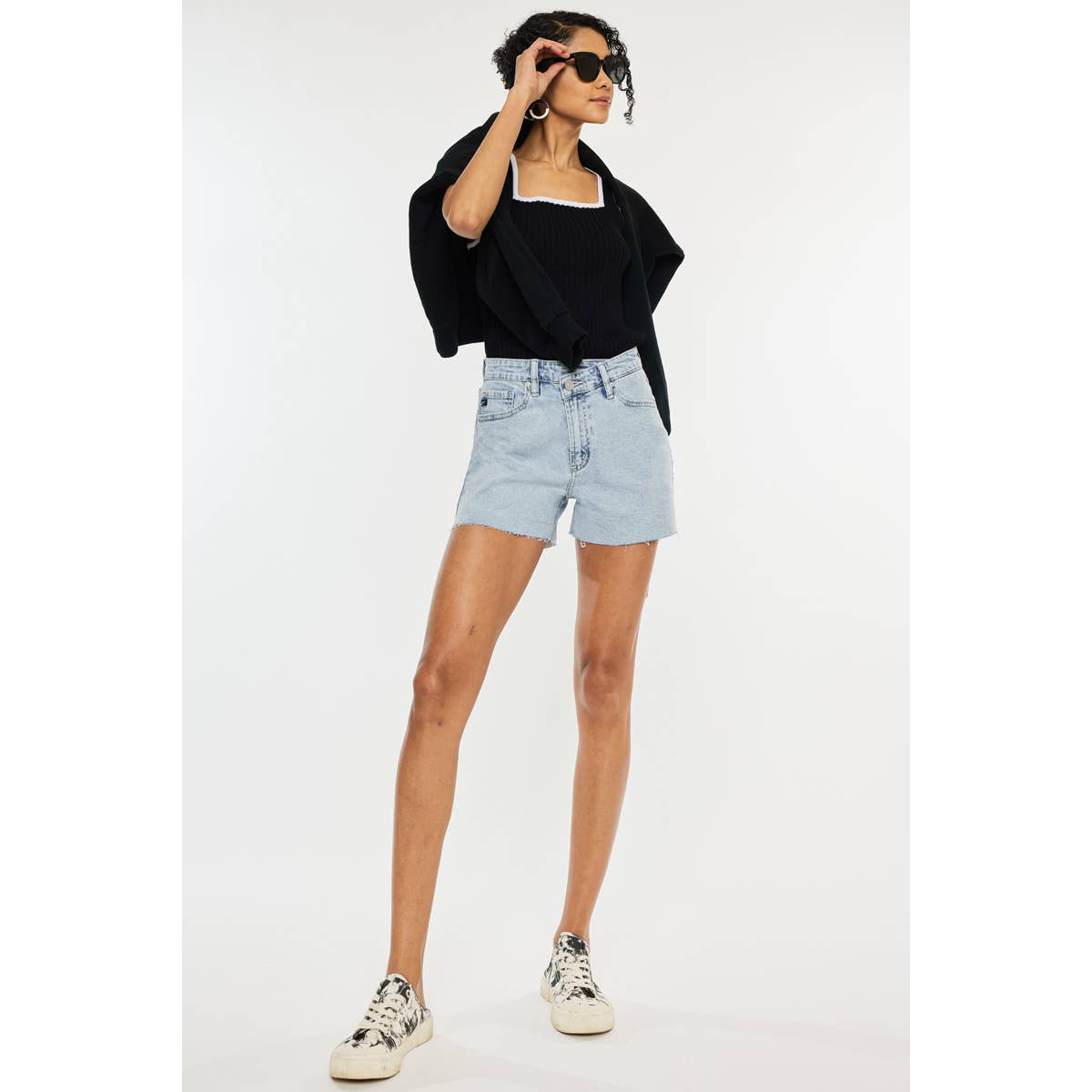 KAN CAN HIGH RISE CROSSOVER SHORTS