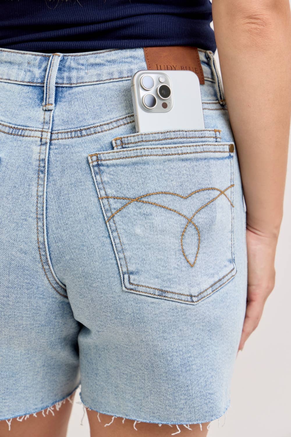 Judy Blue Rigid Magic Dad Shorts