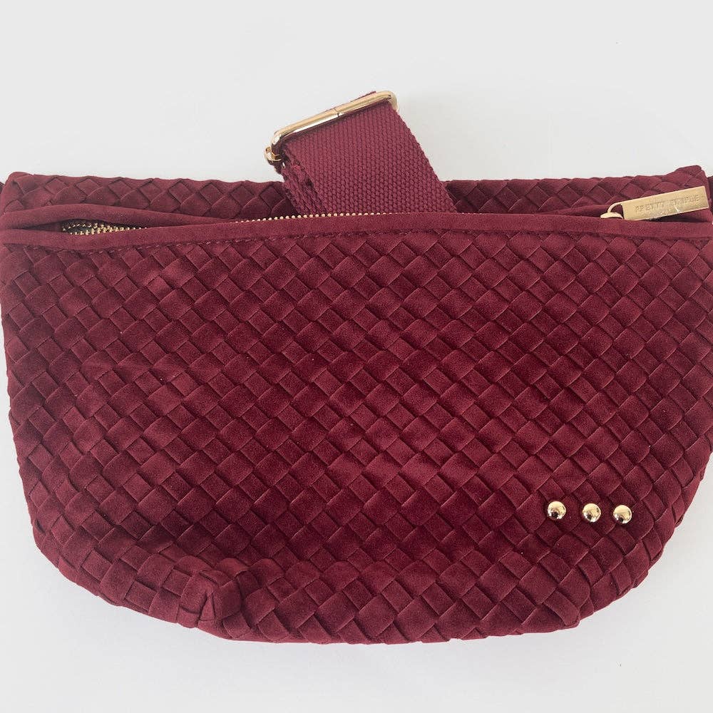 Suede Westlyn Woven Bum Bag - NEW COLORS!