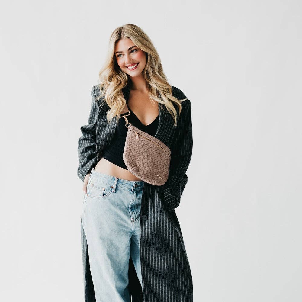 Suede Westlyn Woven Bum Bag - NEW COLORS!