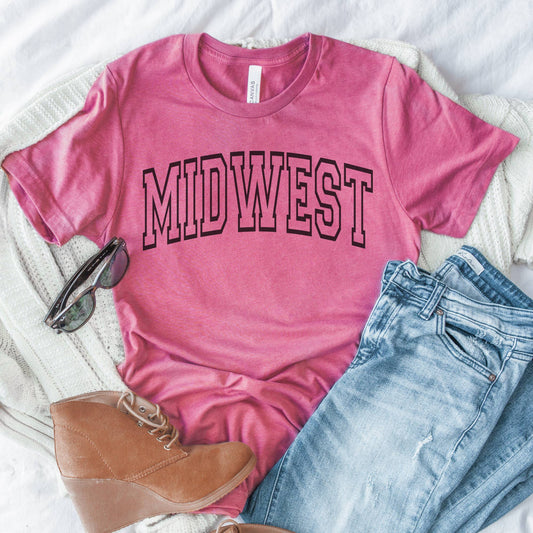 Mid West Local Hometown Midwest Local Farmers Graphic Tee