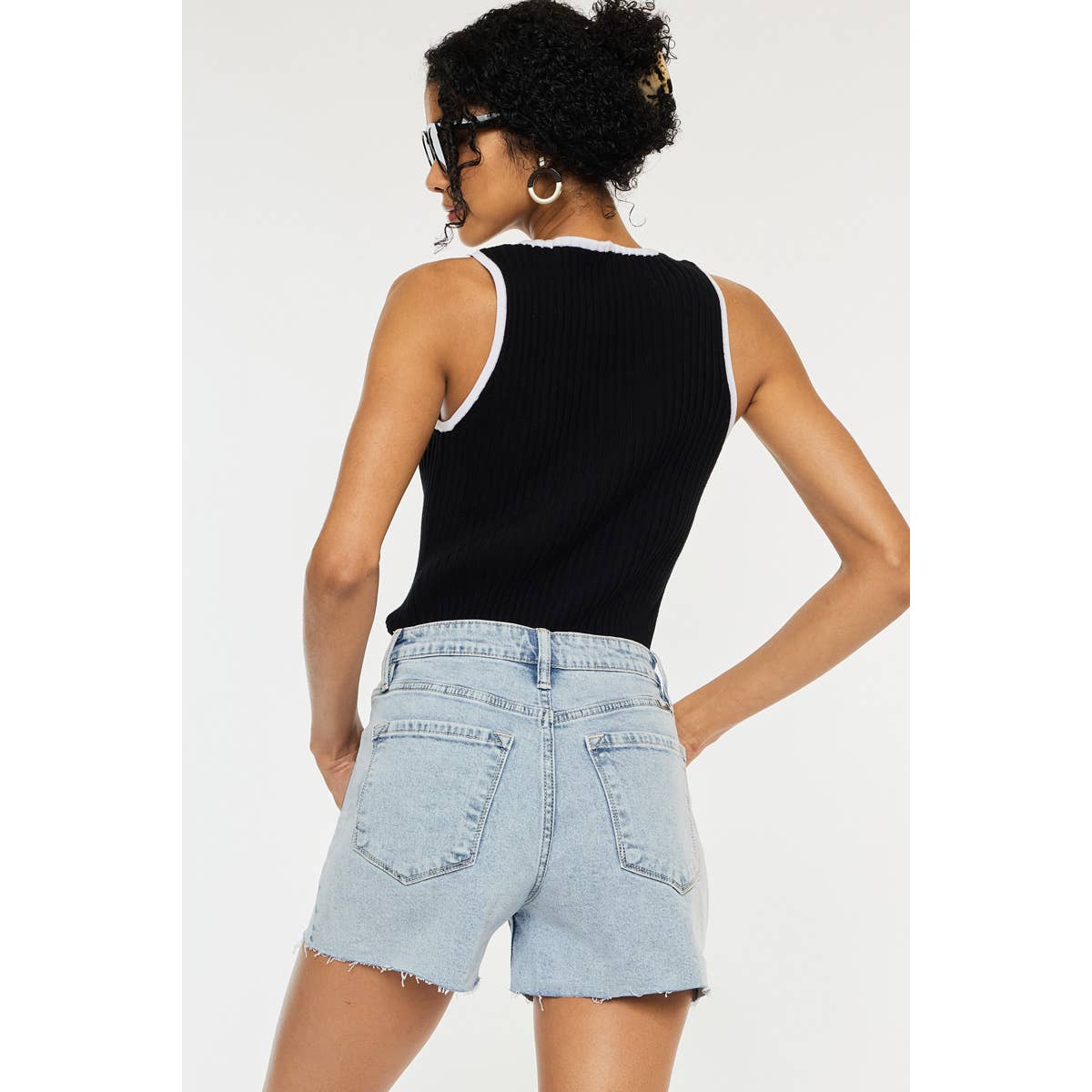 KAN CAN HIGH RISE CROSSOVER SHORTS