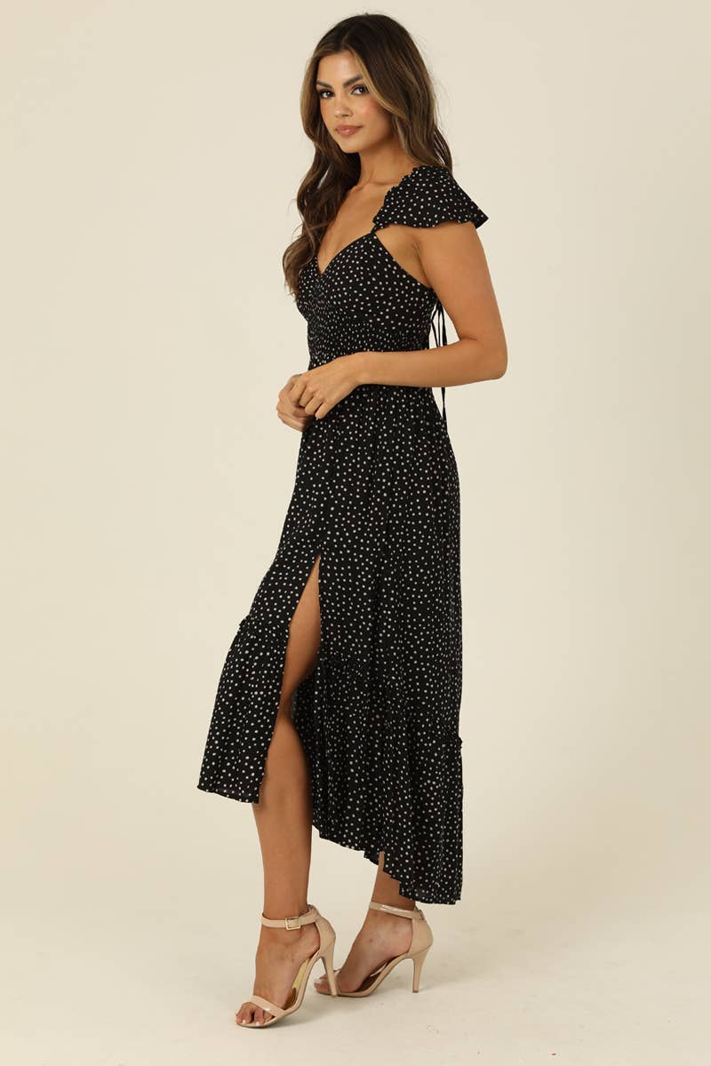 WOMEN’S SMOCKED WAIST DRESS
